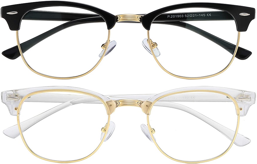 half frame glasses